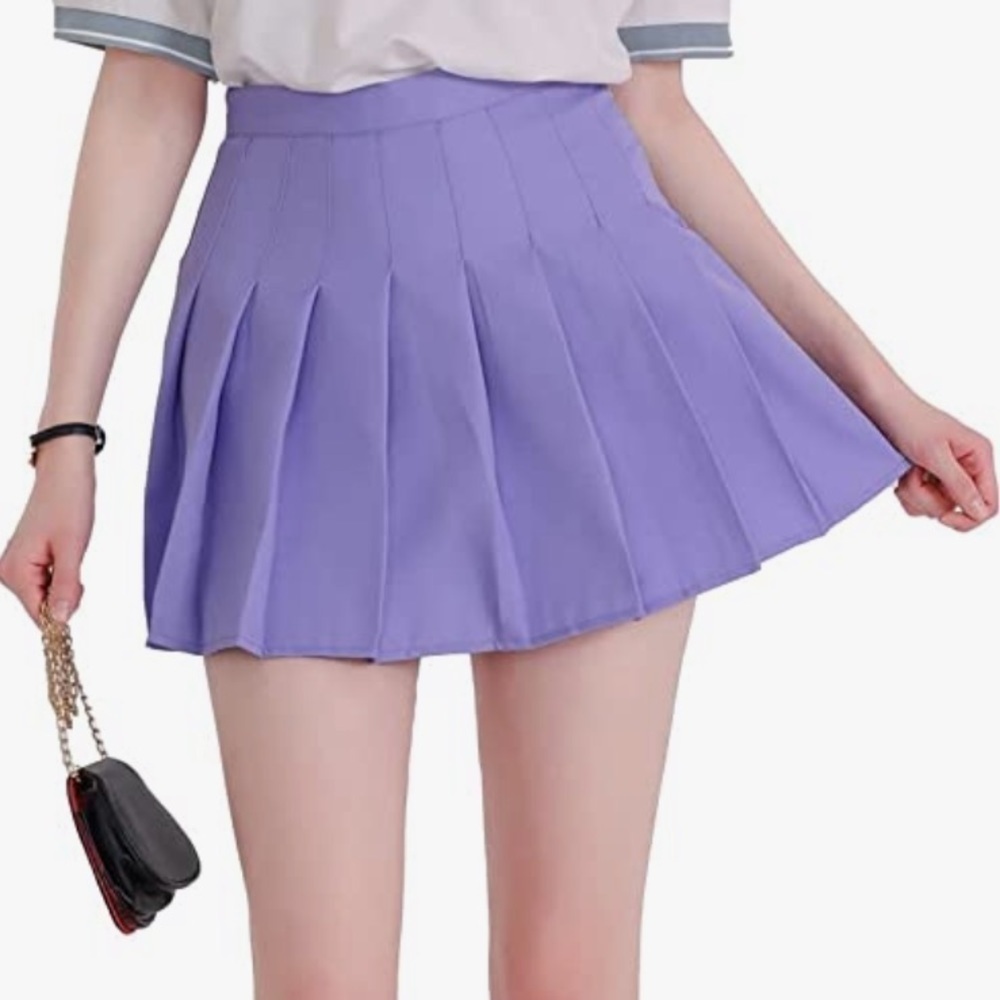 Pleated Skirt Trend Hundred Towers College Style Short Skirt for Women, Small